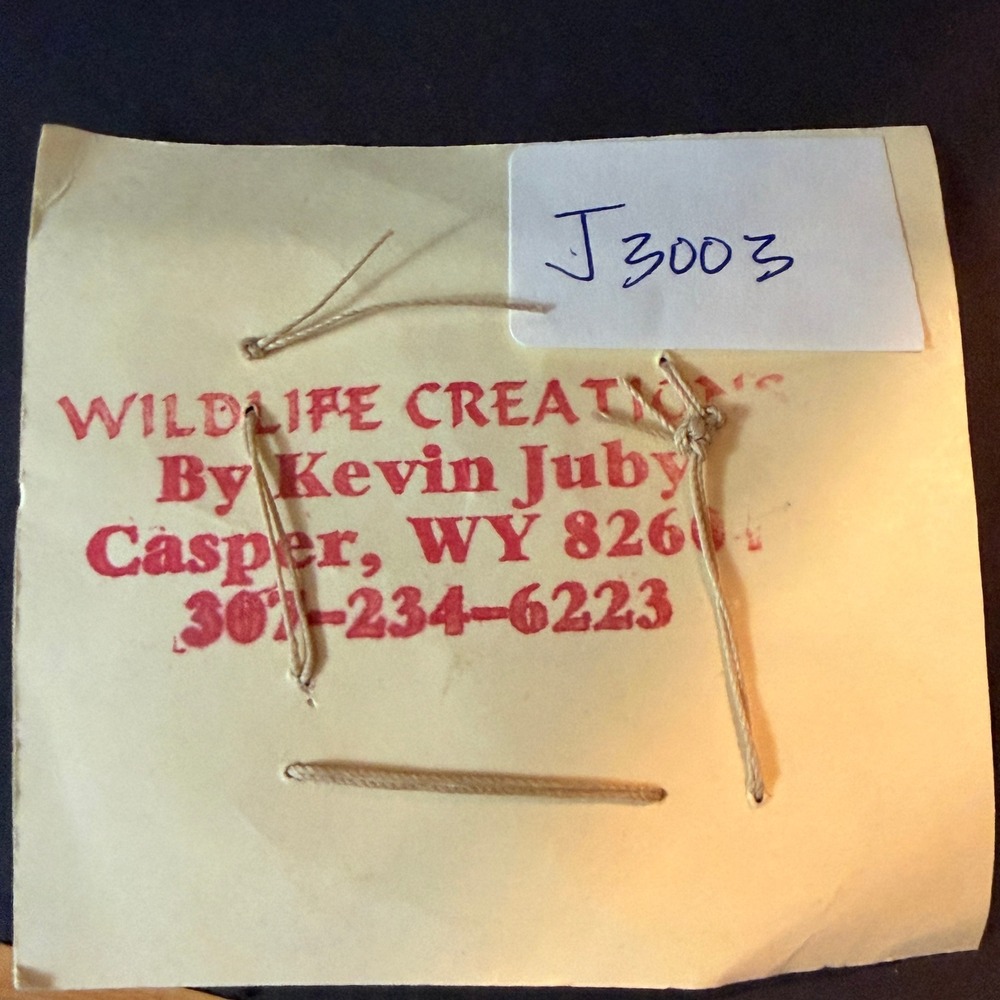 Wildlife Creations Kevin Juby Antler Buttons Set of 4 Handmade Casper Wyoming - Picture 4 of 4